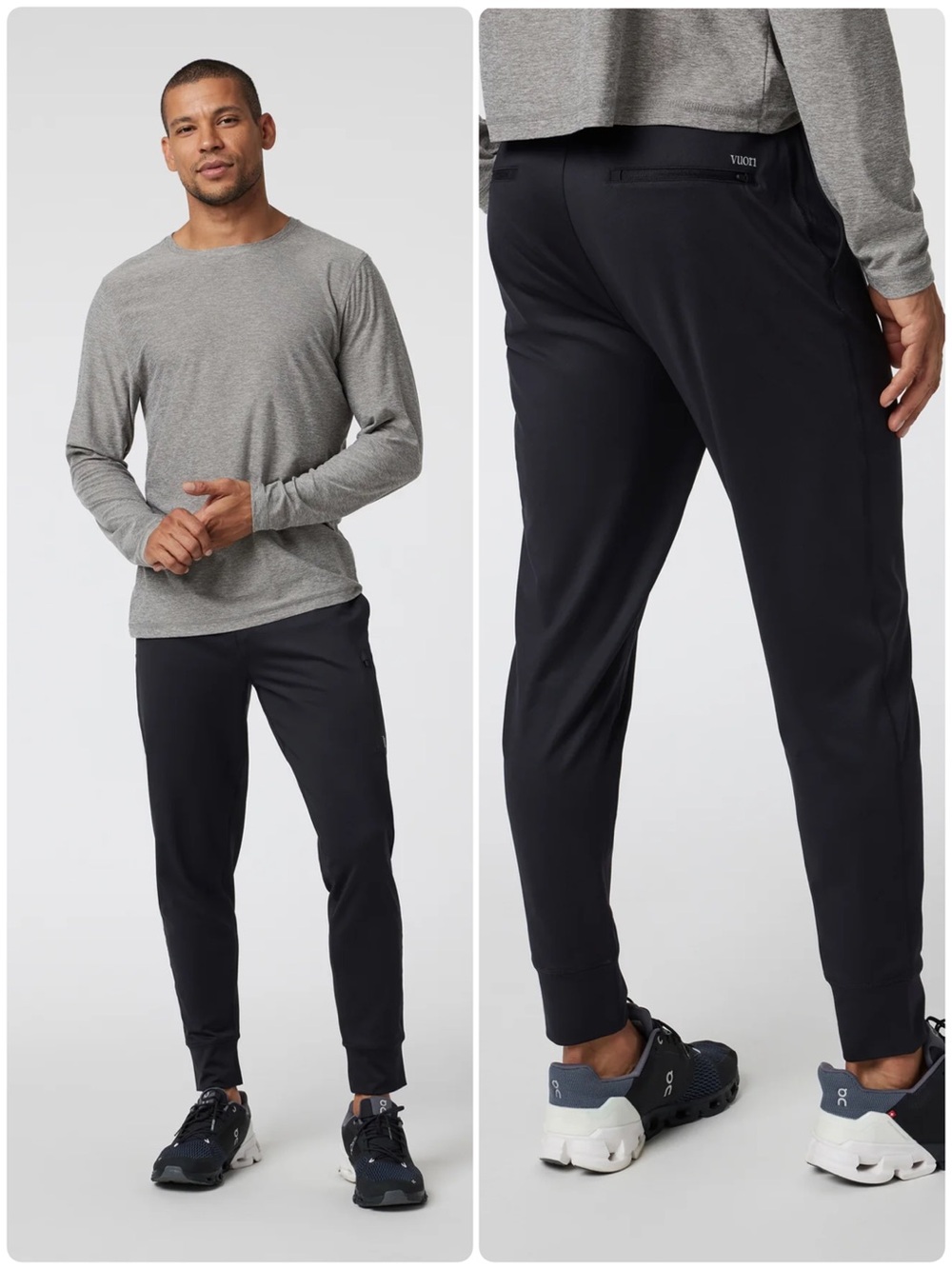 Vuori Sunday Performance Jogger Pants Black Size Large